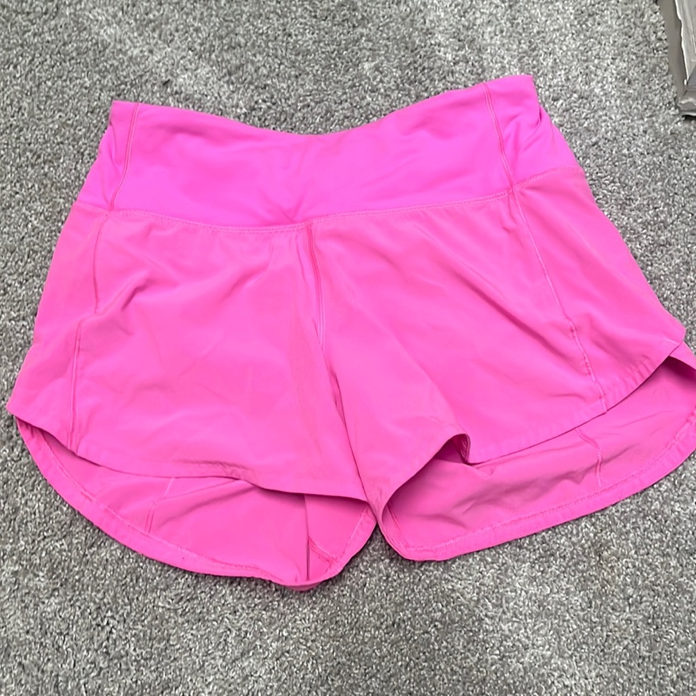 RARE lululemon speed up shorts